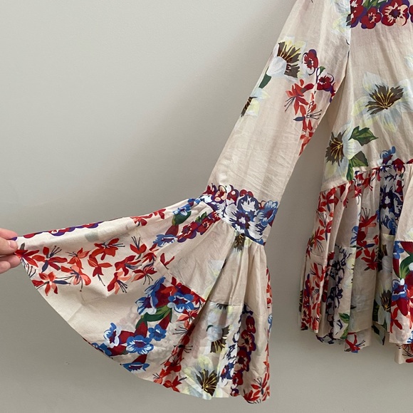 MSGM Floral Printed cotton Blouse - Picture 9 of 15